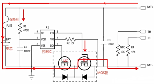 bms電池管理mos